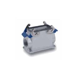 Embase en saillie 16B, Aluminium moulé sous pression, IP65, Sortie horizontale, M32
